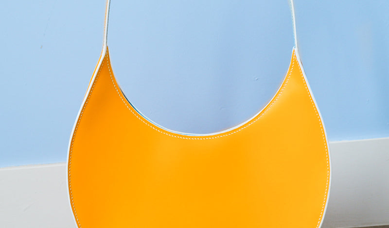 Orange hobo bag complete