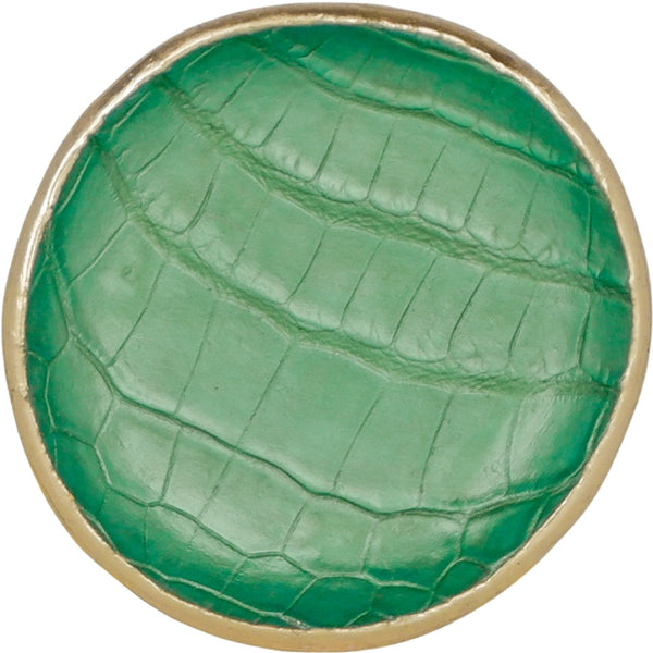 Pearl Green Alligator Dot